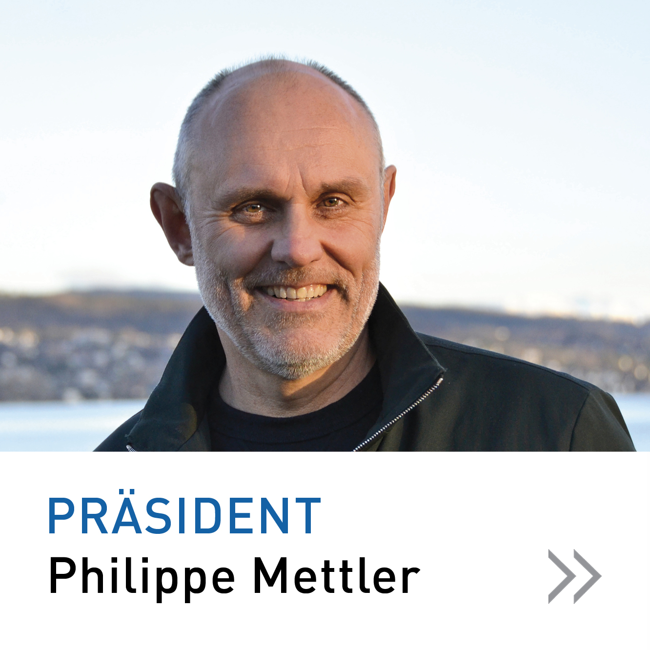Präsident Philippe Mettler