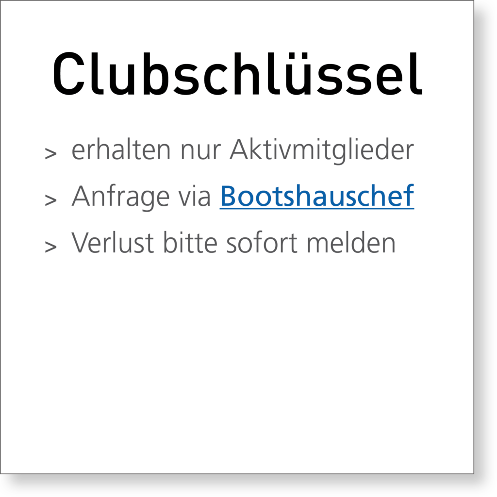 Clubschlüssel RCK Zürich